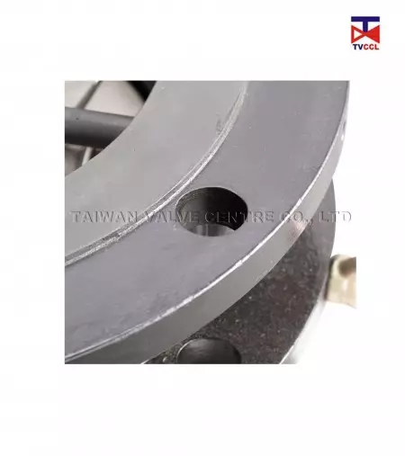 Válvula de verificação do tipo flange de ferro dúctil com placa dupla e borracha total. - Válvula de verificação flange com design de borracha total.